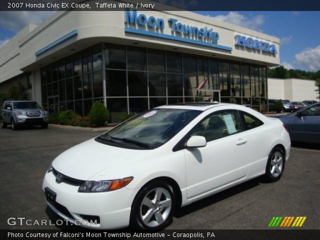 2007 Honda Civic EX Coupe in Taffeta White