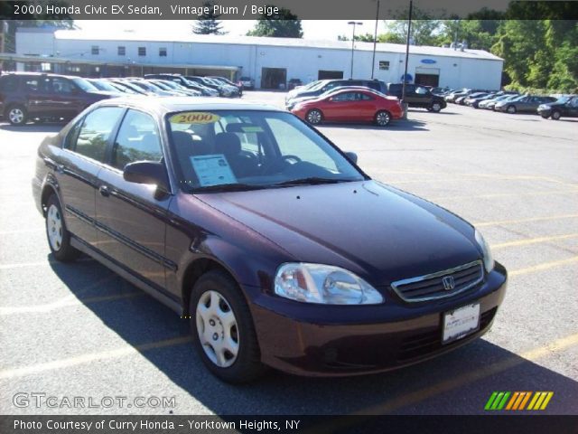2000 Honda civic vintage plum pearl #2