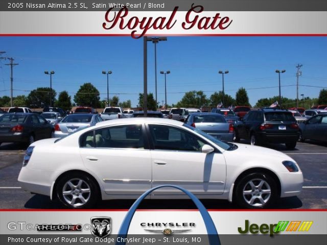 2005 Nissan Altima 2.5 SL in Satin White Pearl