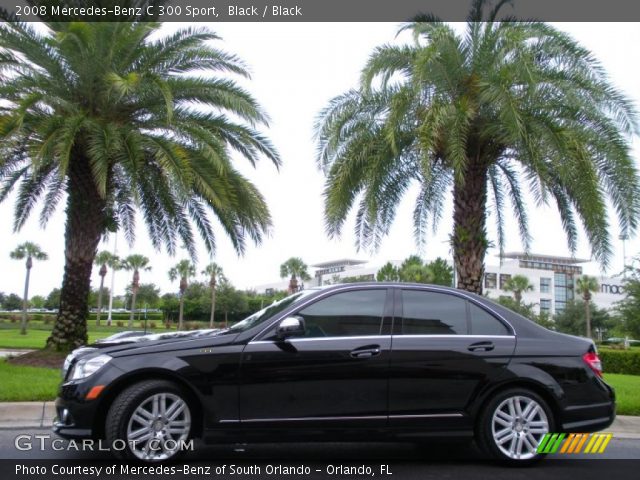 2008 Mercedes-Benz C 300 Sport in Black