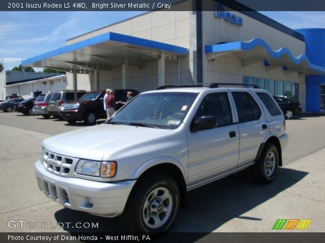 2001 Isuzu Rodeo LS 4WD in Bright Silver Metallic