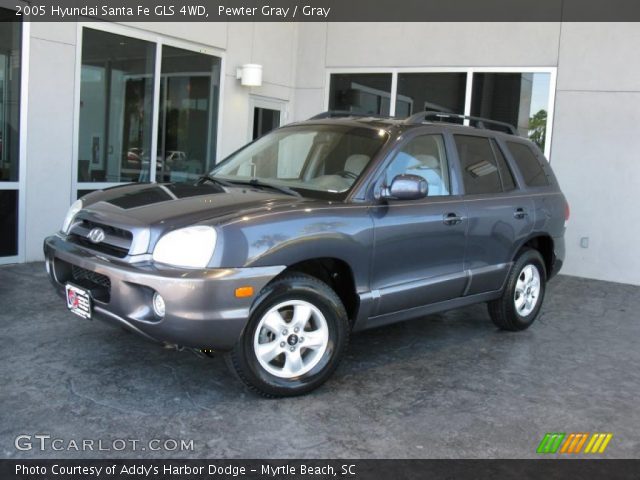 2005 Hyundai Santa Fe GLS 4WD in Pewter Gray