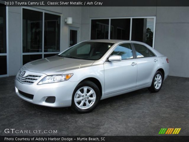 2010 Toyota Camry LE in Classic Silver Metallic
