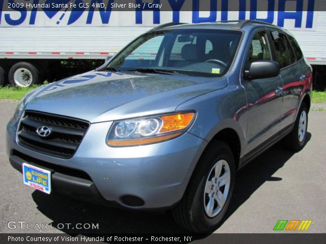 2009 Hyundai Santa Fe GLS 4WD in Silver Blue