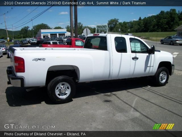 2010 Chevrolet Silverado 2500HD Extended Cab 4x4 in Summit White