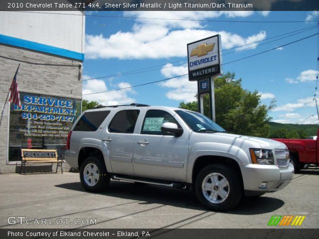 2010 Chevrolet Tahoe Z71 4x4 in Sheer Silver Metallic