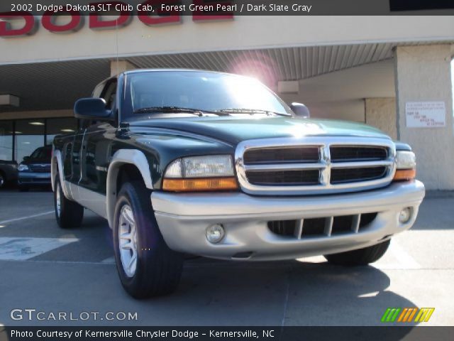 2002 Dodge Dakota SLT Club Cab in Forest Green Pearl