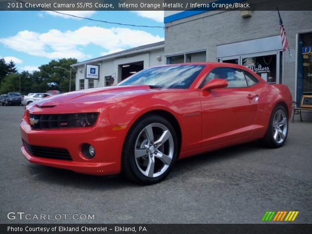 2011 Chevrolet Camaro SS/RS Coupe in Inferno Orange Metallic