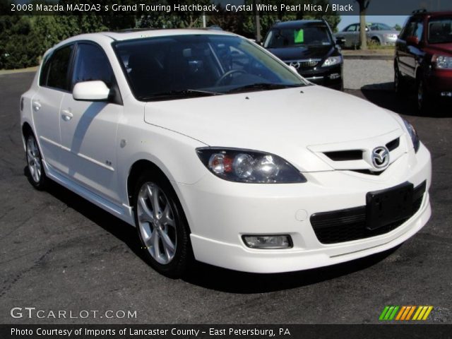 2008 Mazda MAZDA3 s Grand Touring Hatchback in Crystal White Pearl Mica