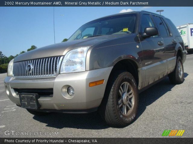 2002 Mercury Mountaineer AWD in Mineral Grey Metallic