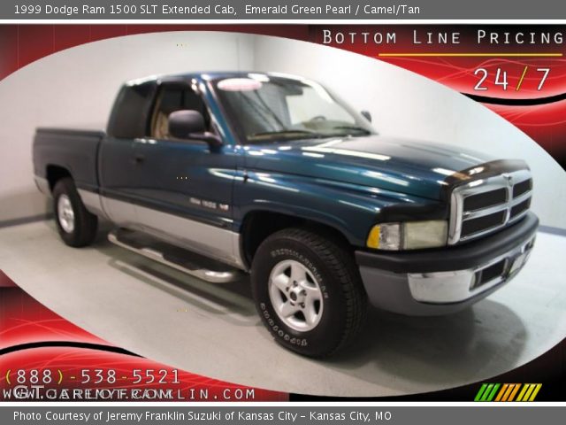 1999 Dodge Ram 1500 SLT Extended Cab in Emerald Green Pearl