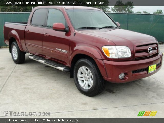 2005 Toyota Tundra Limited Double Cab in Salsa Red Pearl