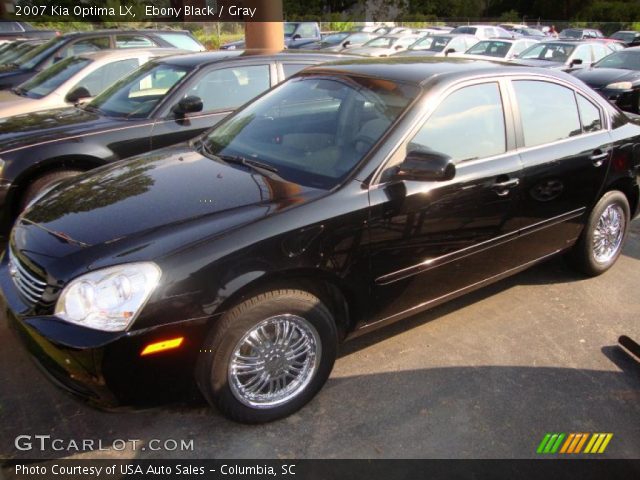2007 Kia Optima LX in Ebony Black