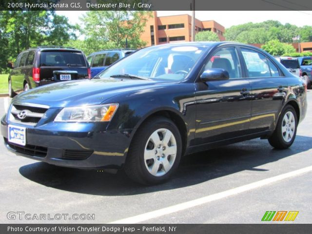 2008 Hyundai Sonata GLS in Deepwater Blue