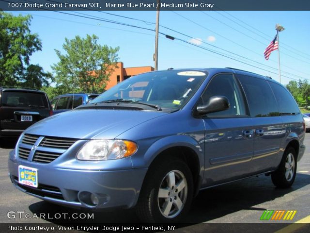 2007 Dodge Grand Caravan SXT in Marine Blue Pearl