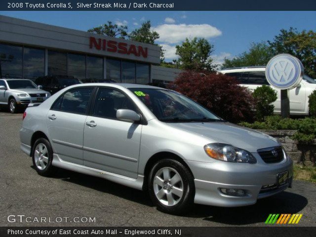 2008 Toyota Corolla S in Silver Streak Mica