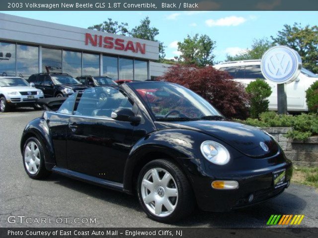2003 Volkswagen New Beetle GLS 1.8T Convertible in Black
