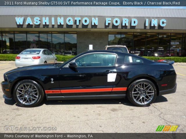 2011 Ford Mustang Shelby GT500 SVT Performance Package Coupe in Ebony Black