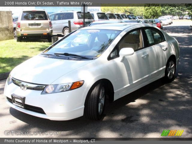 2008 Honda Civic EX Sedan in Taffeta White