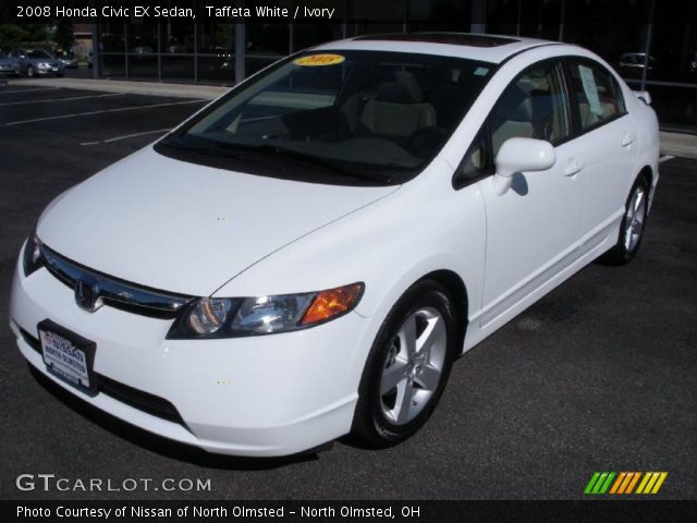 2008 Honda Civic EX Sedan in Taffeta White