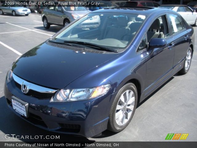 2009 Honda Civic EX Sedan in Royal Blue Pearl