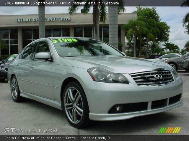 2007 Infiniti M 35 Sport Sedan in Liquid Platinum Metallic