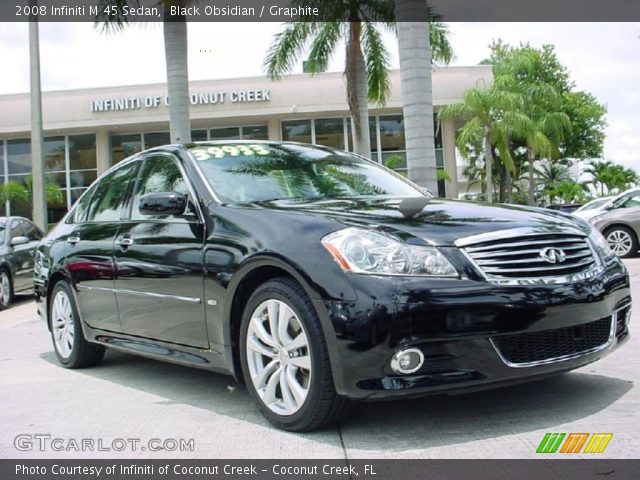 2008 Infiniti M 45 Sedan in Black Obsidian