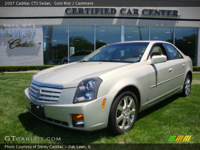 2007 Cadillac CTS Sedan in Gold Mist