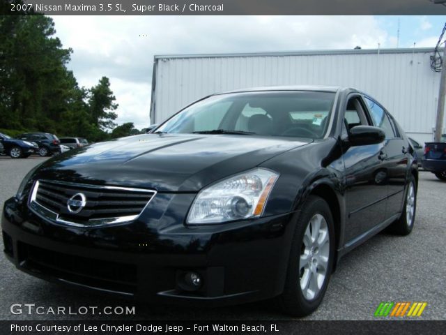 Black 2007 nissan maxima sl #7