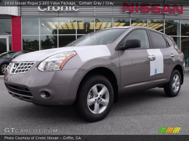 2010 Nissan Rogue S 360 Value Package in Gotham Gray