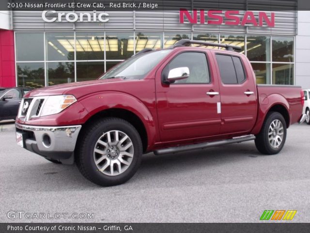 2010 Nissan Frontier LE Crew Cab in Red Brick