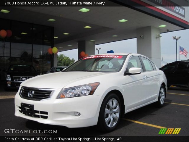 2008 Honda Accord EX-L V6 Sedan in Taffeta White