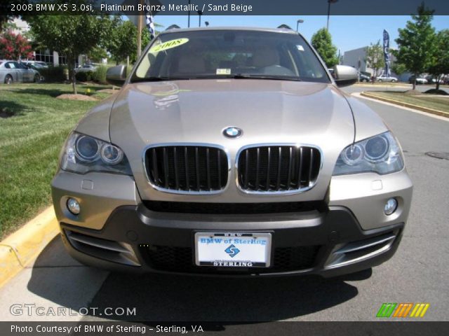 2008 BMW X5 3.0si in Platinum Bronze Metallic