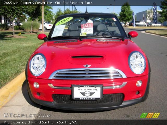 2005 Mini Cooper S Convertible in Chili Red