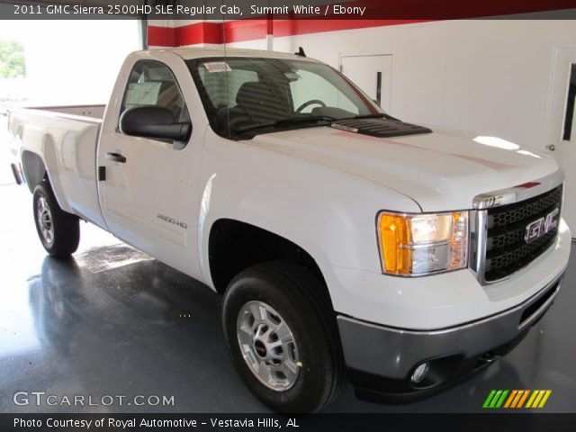 2011 GMC Sierra 2500HD SLE Regular Cab in Summit White