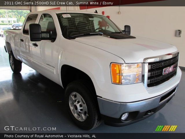 2011 GMC Sierra 2500HD SLE Crew Cab in Summit White