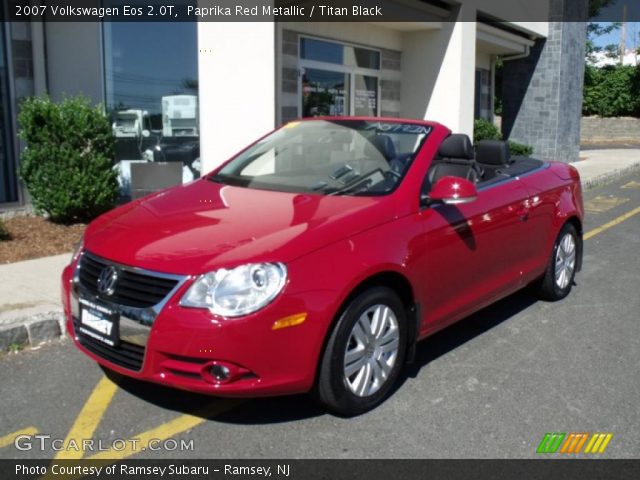 2007 Volkswagen Eos 2.0T in Paprika Red Metallic