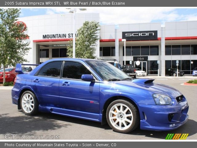 2005 Subaru Impreza WRX STi in WR Blue Pearl