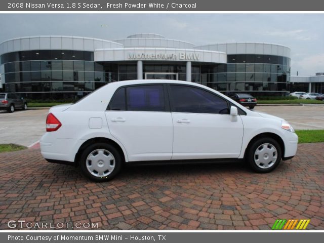 2008 Nissan Versa 1.8 S Sedan in Fresh Powder White