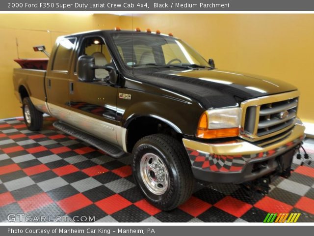 2000 Ford F350 Super Duty Lariat Crew Cab 4x4 in Black