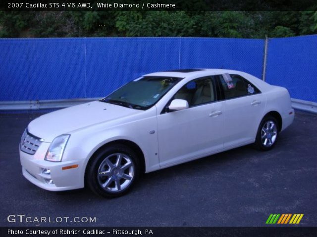 2007 Cadillac STS 4 V6 AWD in White Diamond