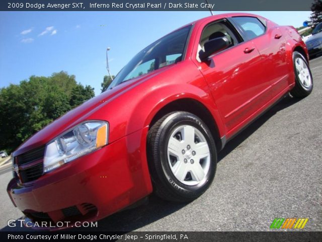 2009 Dodge Avenger SXT in Inferno Red Crystal Pearl