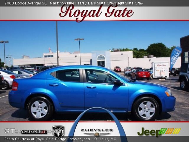 2008 Dodge Avenger SE in Marathon Blue Pearl