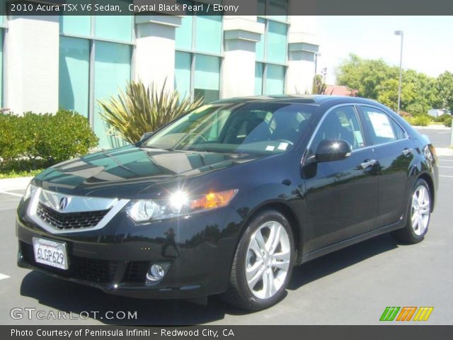 2010 Acura TSX V6 Sedan in Crystal Black Pearl