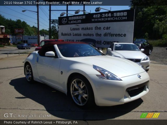 2010 Nissan 370Z Touring Roadster in Pearl White