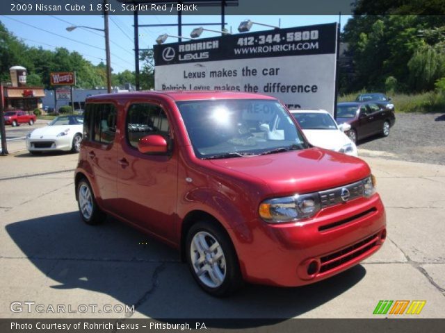 2009 Nissan Cube 1.8 SL in Scarlet Red