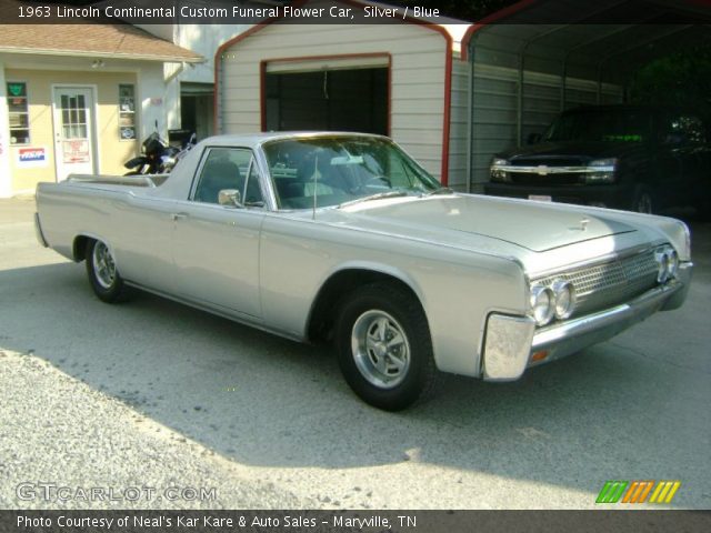 1963 Lincoln Continental Custom Funeral Flower Car in Silver