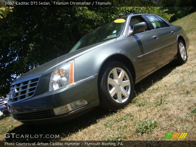2007 Cadillac DTS Sedan in Titanium ChromaFlair
