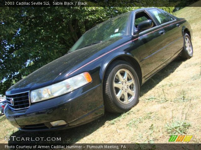 2003 Cadillac Seville SLS in Sable Black