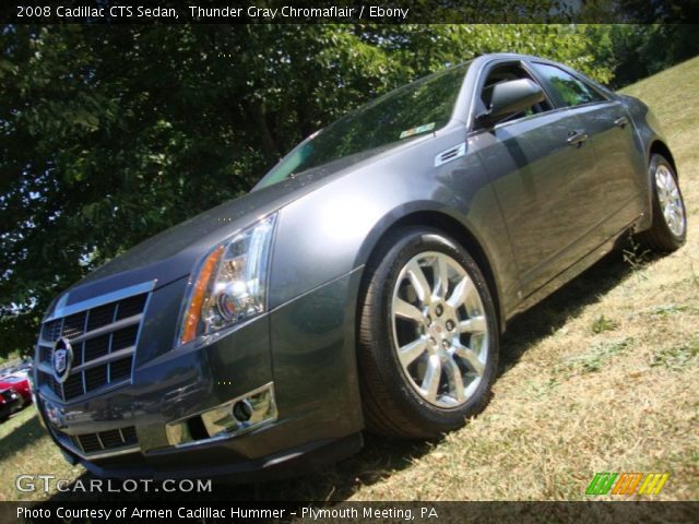 2008 Cadillac CTS Sedan in Thunder Gray Chromaflair